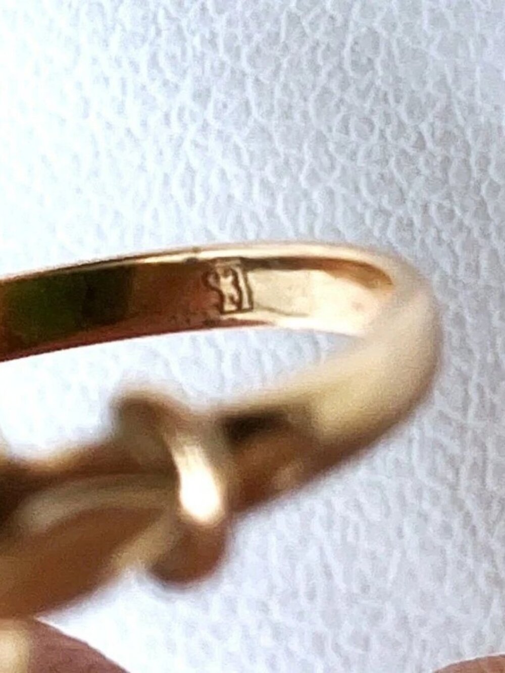 Vintage European Russian 14K Rose Pink Gold Green Nephrite Jade Cocktail RING - Picture 6 of 10